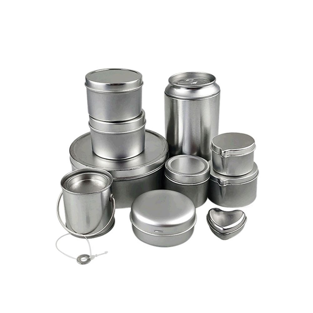 Custom metal tinplate cans containers bulk