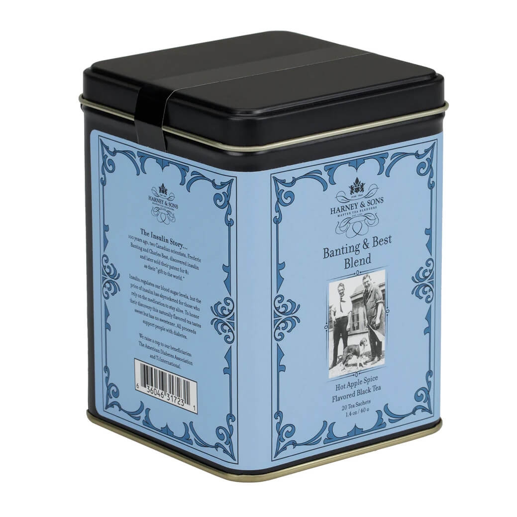 Custom square shape tea tin can packaging for loose tea storage