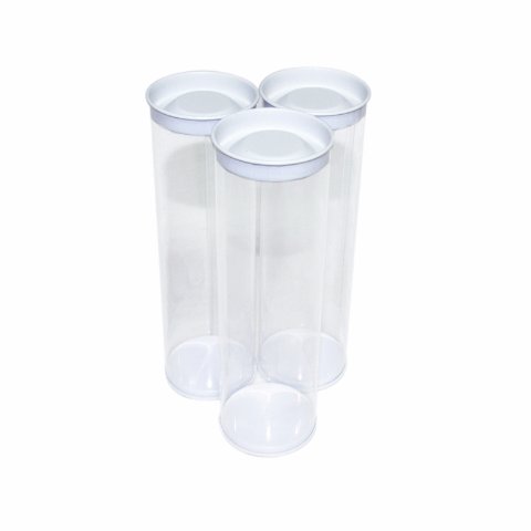 custom PET tube PVC jar package with printing